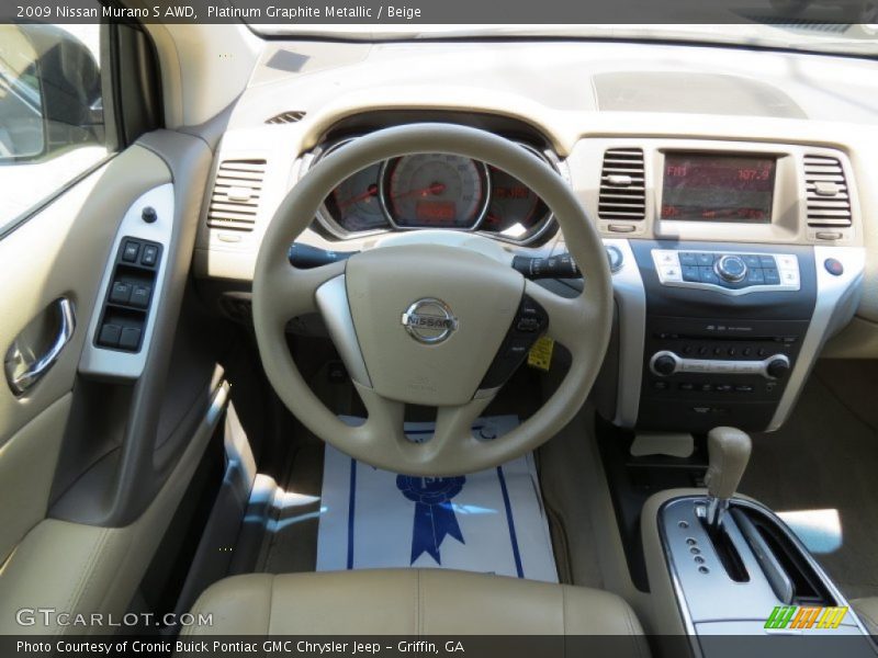 Platinum Graphite Metallic / Beige 2009 Nissan Murano S AWD