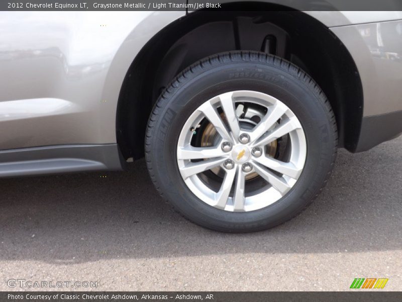 Graystone Metallic / Light Titanium/Jet Black 2012 Chevrolet Equinox LT