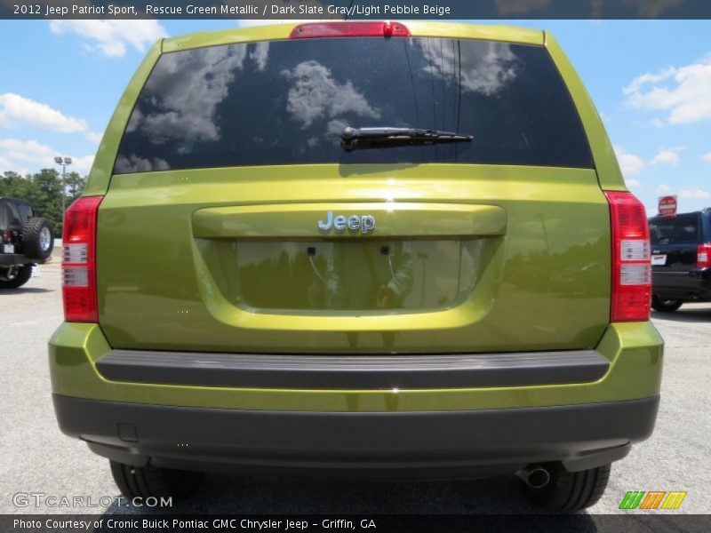 Rescue Green Metallic / Dark Slate Gray/Light Pebble Beige 2012 Jeep Patriot Sport