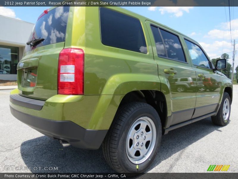 Rescue Green Metallic / Dark Slate Gray/Light Pebble Beige 2012 Jeep Patriot Sport