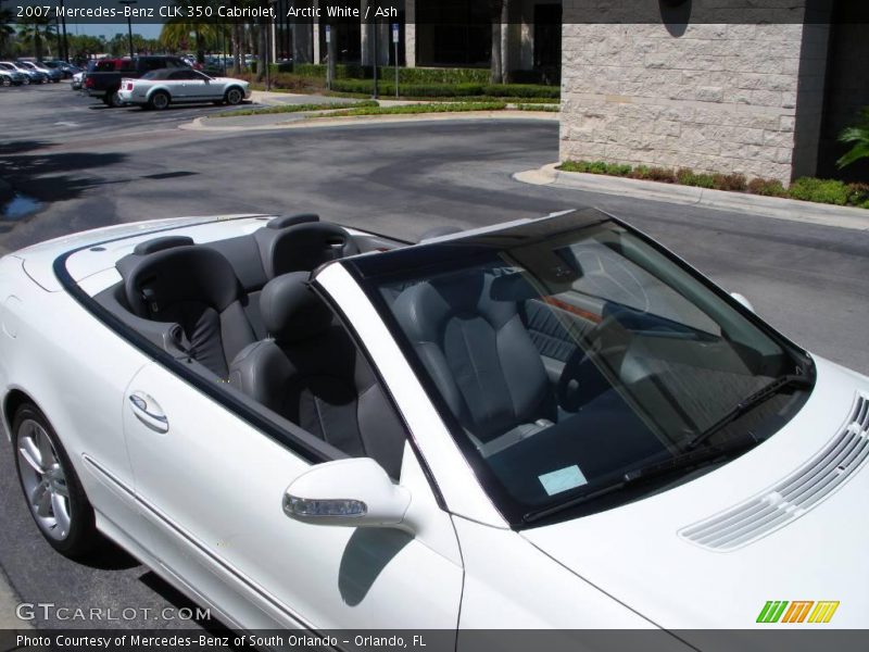 Arctic White / Ash 2007 Mercedes-Benz CLK 350 Cabriolet