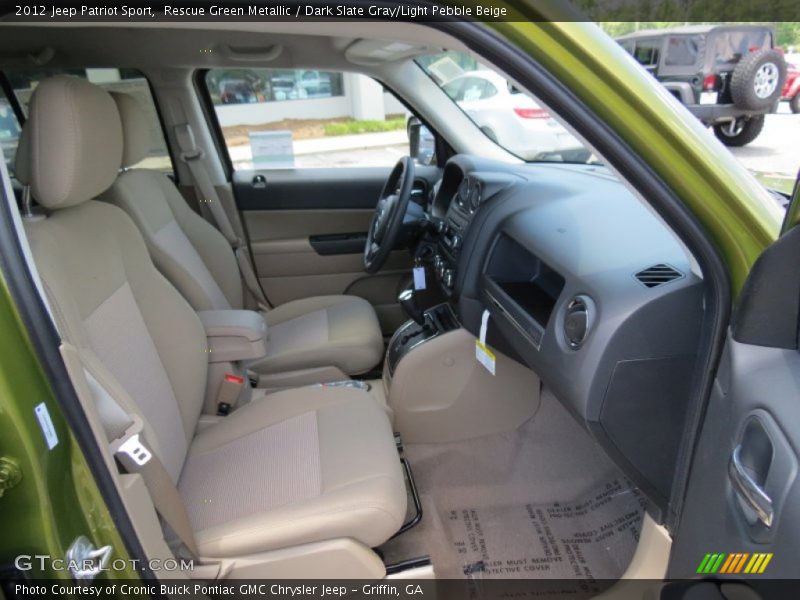 Rescue Green Metallic / Dark Slate Gray/Light Pebble Beige 2012 Jeep Patriot Sport