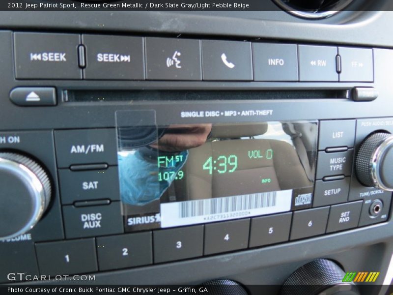 Audio System of 2012 Patriot Sport