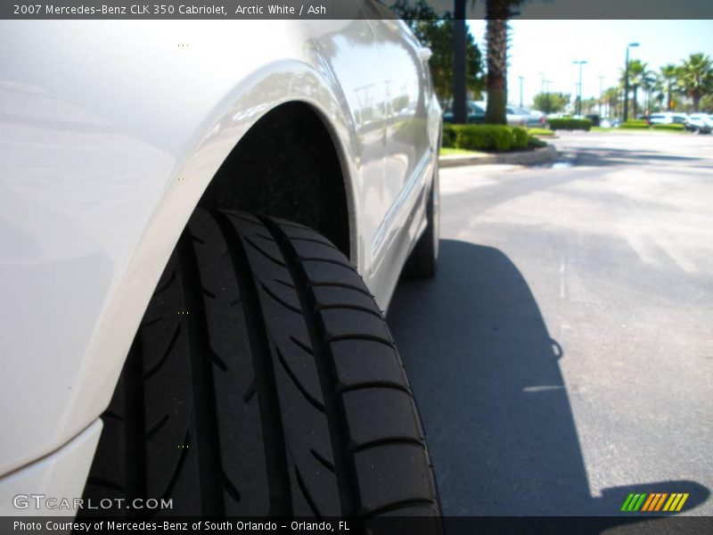 Arctic White / Ash 2007 Mercedes-Benz CLK 350 Cabriolet