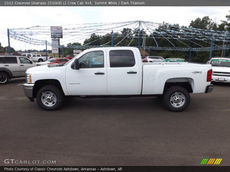 Summit White / Dark Titanium 2012 Chevrolet Silverado 2500HD LS Crew Cab 4x4