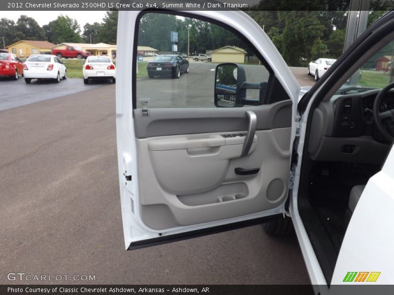 Summit White / Dark Titanium 2012 Chevrolet Silverado 2500HD LS Crew Cab 4x4