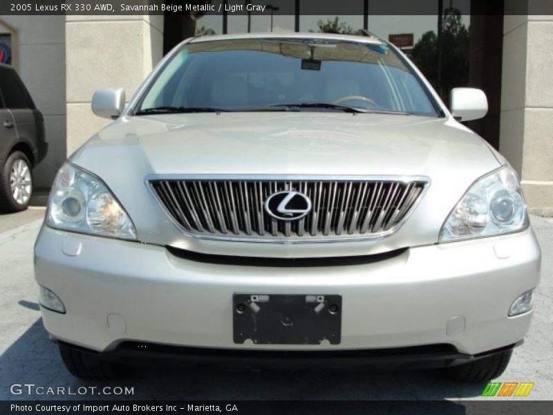 Savannah Beige Metallic / Light Gray 2005 Lexus RX 330 AWD