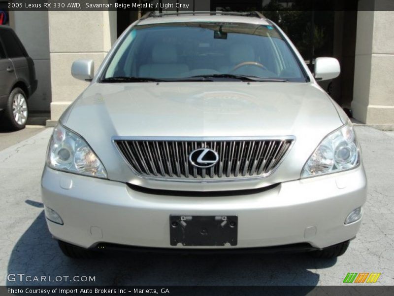 Savannah Beige Metallic / Light Gray 2005 Lexus RX 330 AWD