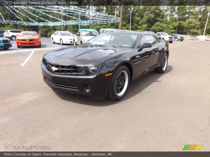 Black / Black 2012 Chevrolet Camaro LS Coupe
