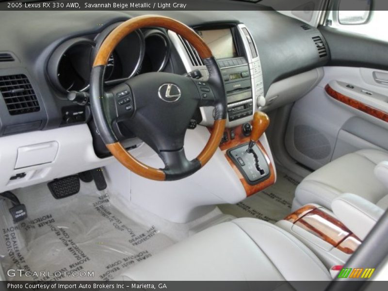 Savannah Beige Metallic / Light Gray 2005 Lexus RX 330 AWD