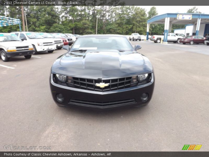 Black / Black 2012 Chevrolet Camaro LS Coupe