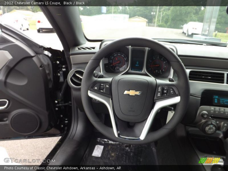 Black / Black 2012 Chevrolet Camaro LS Coupe