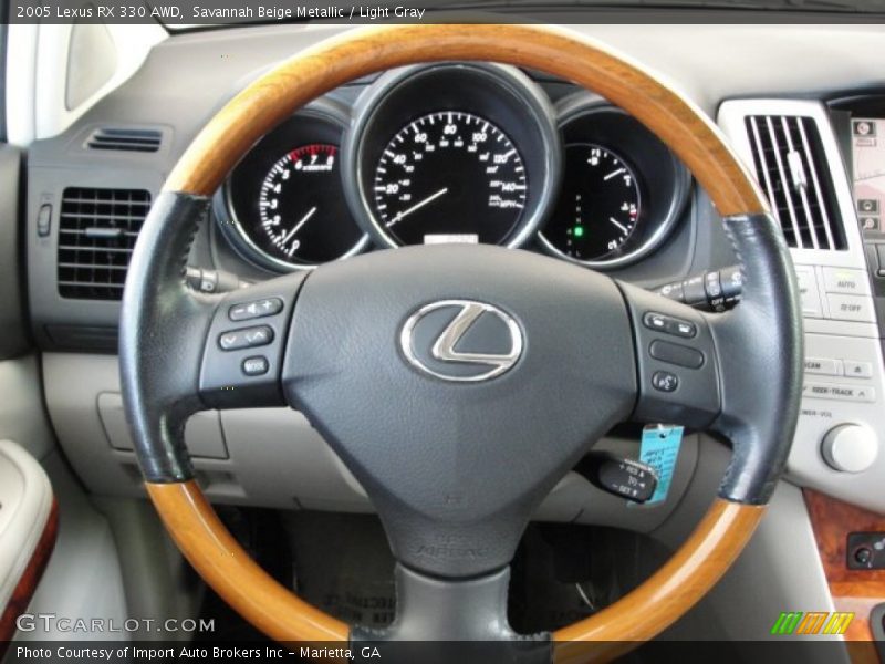 Savannah Beige Metallic / Light Gray 2005 Lexus RX 330 AWD