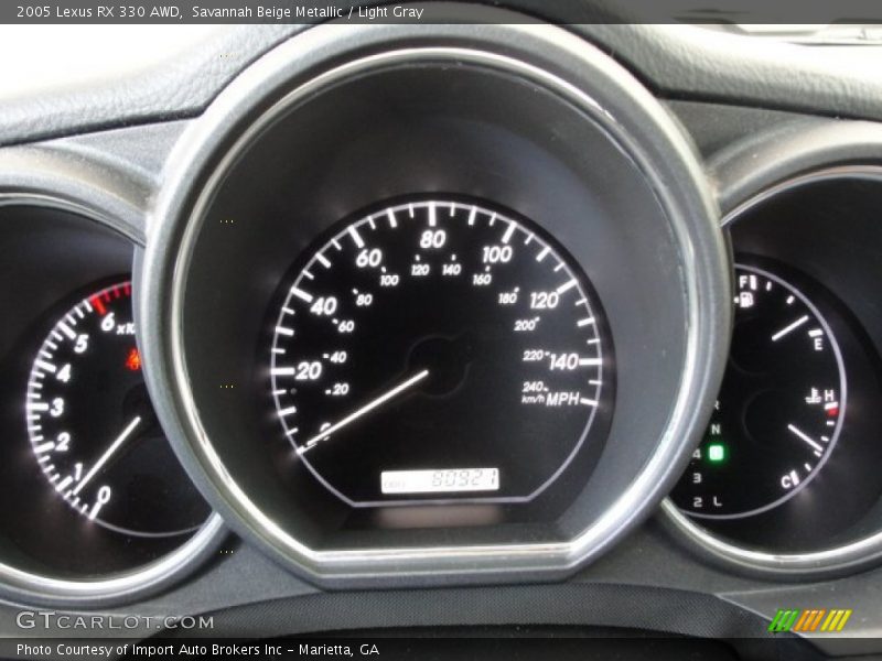 Savannah Beige Metallic / Light Gray 2005 Lexus RX 330 AWD