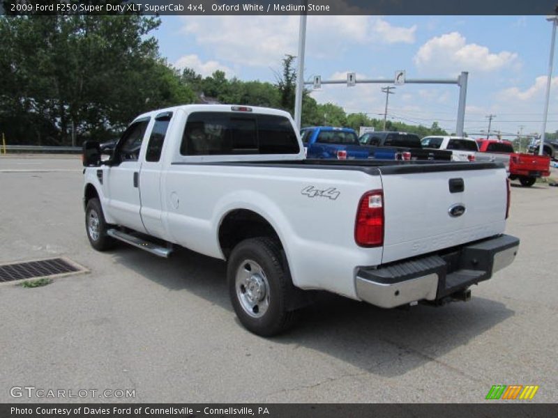 Oxford White / Medium Stone 2009 Ford F250 Super Duty XLT SuperCab 4x4