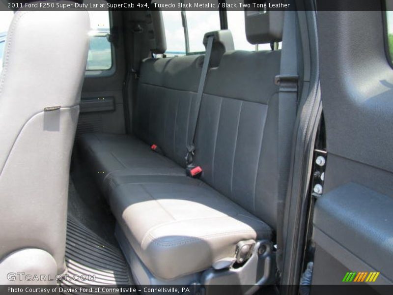 Tuxedo Black Metallic / Black Two Tone Leather 2011 Ford F250 Super Duty Lariat SuperCab 4x4