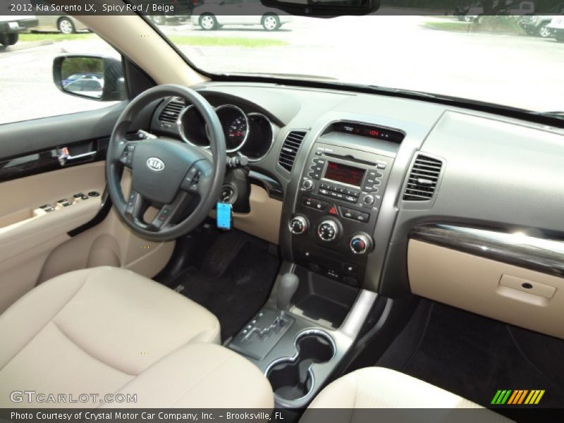 Spicy Red / Beige 2012 Kia Sorento LX