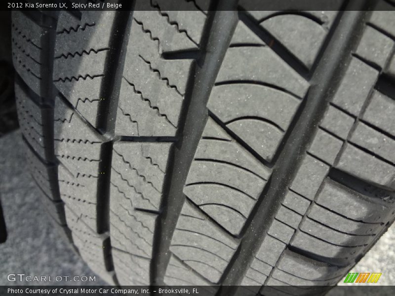 Spicy Red / Beige 2012 Kia Sorento LX