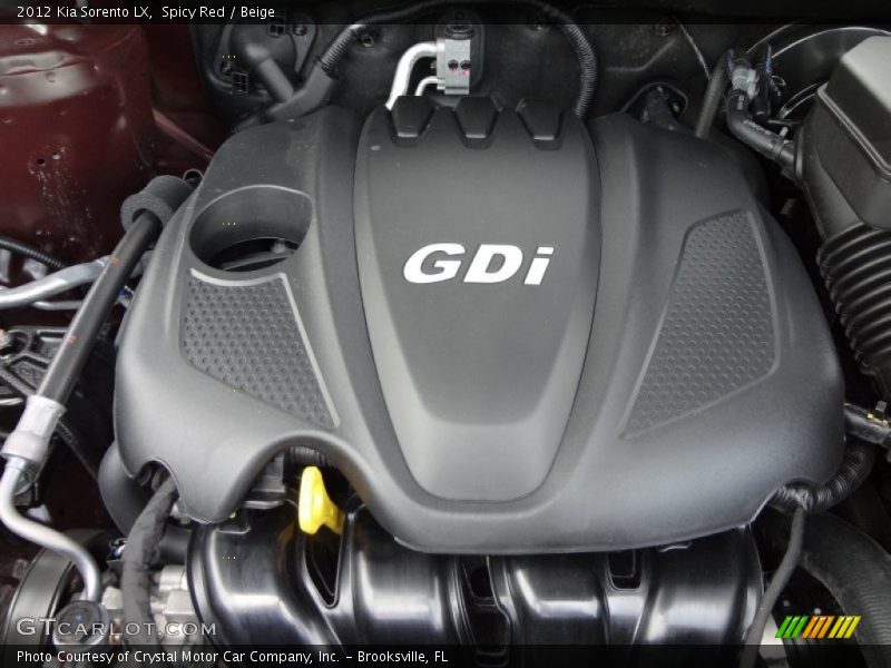 Spicy Red / Beige 2012 Kia Sorento LX