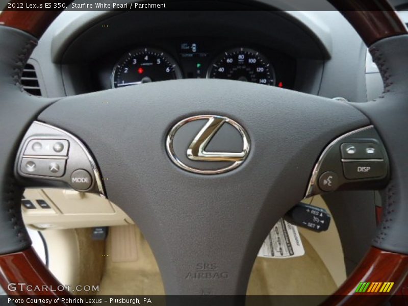 Starfire White Pearl / Parchment 2012 Lexus ES 350