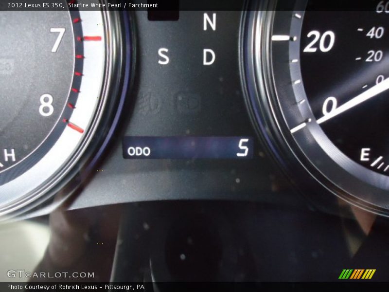 Starfire White Pearl / Parchment 2012 Lexus ES 350