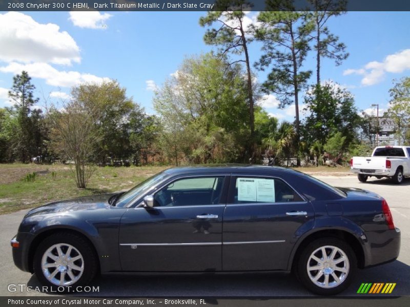 Dark Titanium Metallic / Dark Slate Gray 2008 Chrysler 300 C HEMI