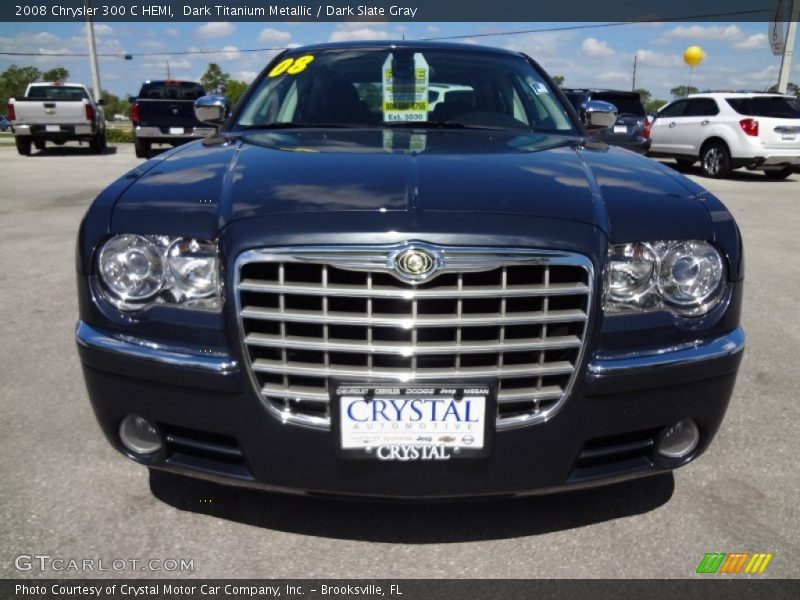 Dark Titanium Metallic / Dark Slate Gray 2008 Chrysler 300 C HEMI