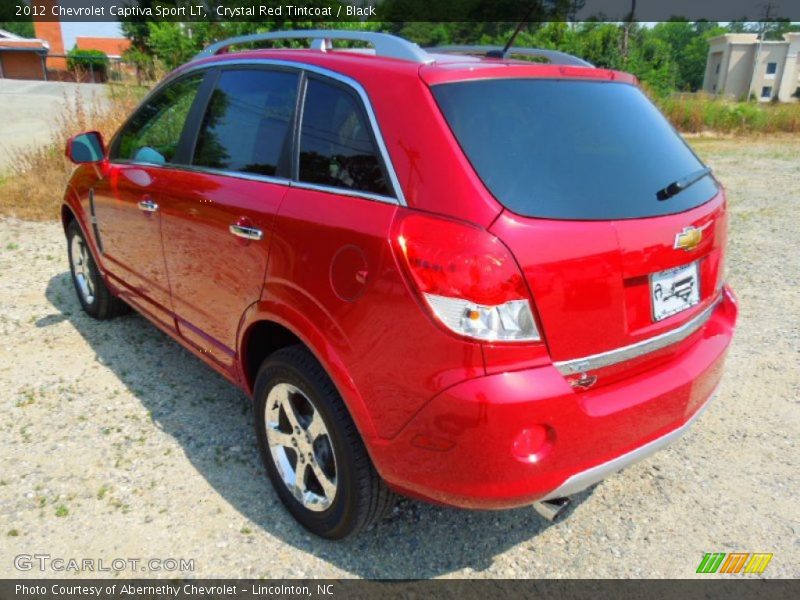 Crystal Red Tintcoat / Black 2012 Chevrolet Captiva Sport LT
