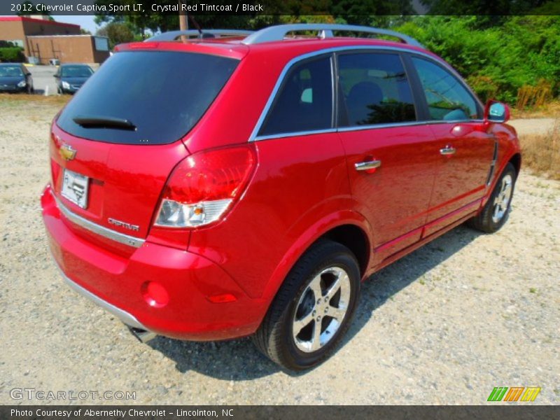Crystal Red Tintcoat / Black 2012 Chevrolet Captiva Sport LT
