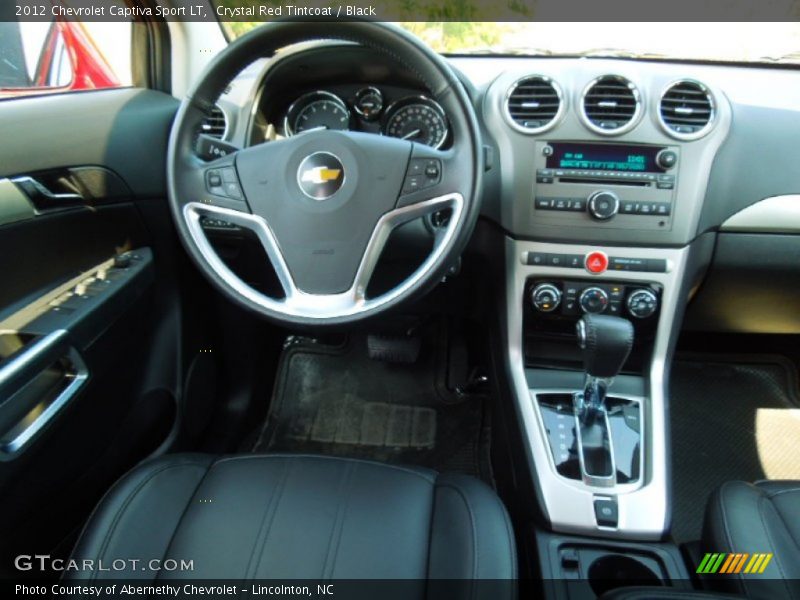 Crystal Red Tintcoat / Black 2012 Chevrolet Captiva Sport LT