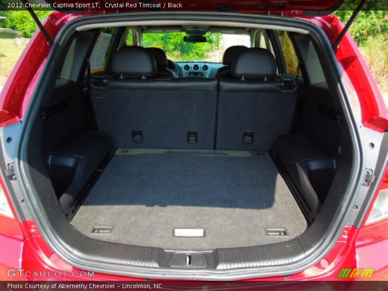 Crystal Red Tintcoat / Black 2012 Chevrolet Captiva Sport LT