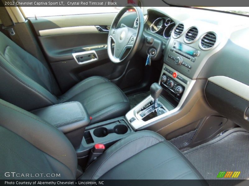 Crystal Red Tintcoat / Black 2012 Chevrolet Captiva Sport LT