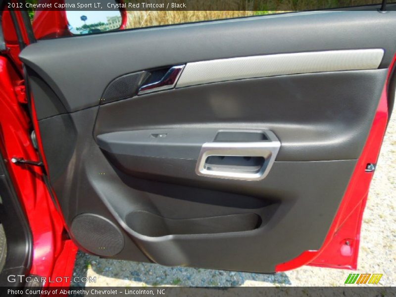 Crystal Red Tintcoat / Black 2012 Chevrolet Captiva Sport LT
