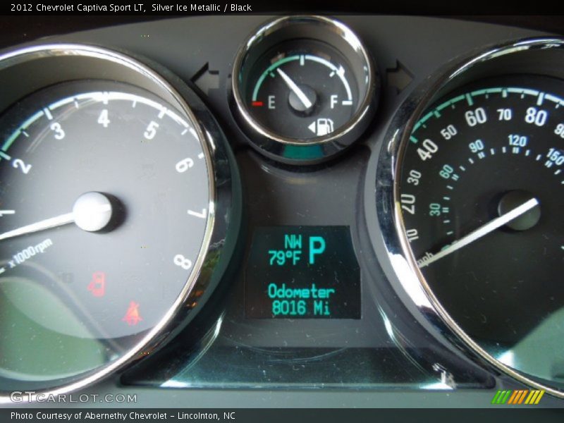 Silver Ice Metallic / Black 2012 Chevrolet Captiva Sport LT