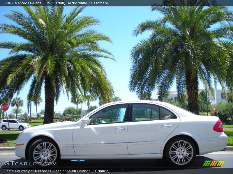Arctic White / Cashmere 2007 Mercedes-Benz E 350 Sedan