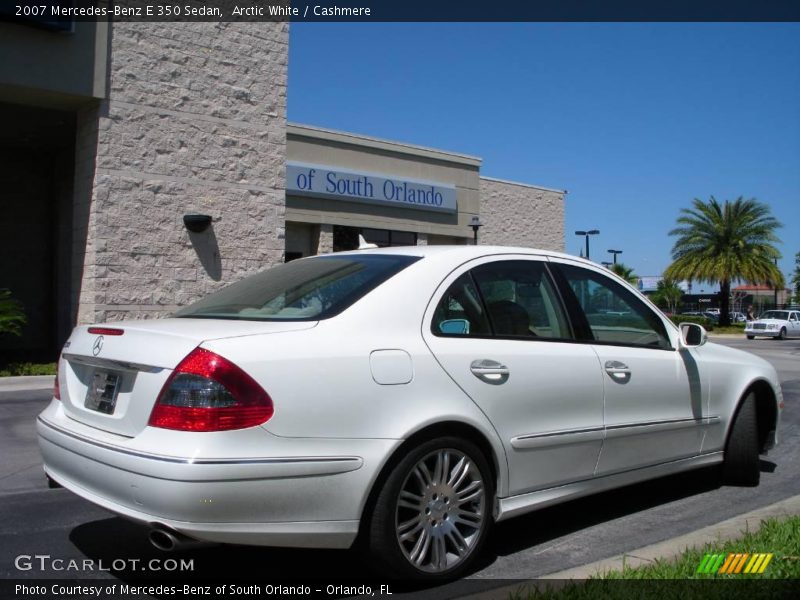Arctic White / Cashmere 2007 Mercedes-Benz E 350 Sedan
