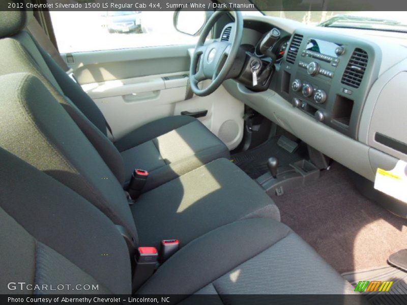 Summit White / Dark Titanium 2012 Chevrolet Silverado 1500 LS Regular Cab 4x4