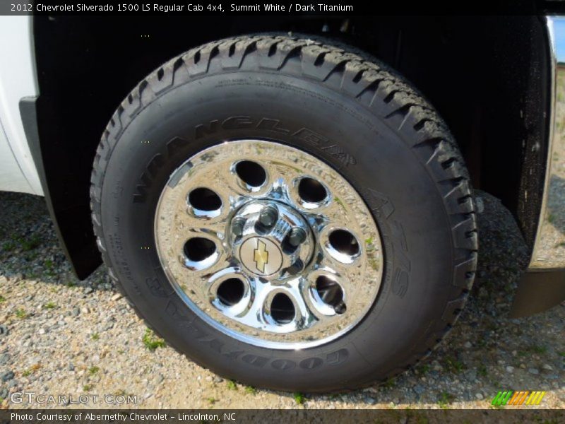 Summit White / Dark Titanium 2012 Chevrolet Silverado 1500 LS Regular Cab 4x4