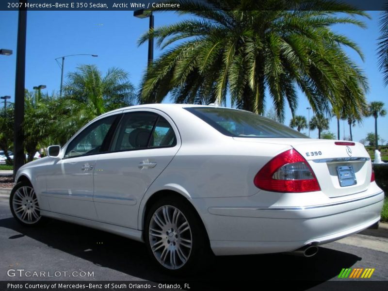 Arctic White / Cashmere 2007 Mercedes-Benz E 350 Sedan