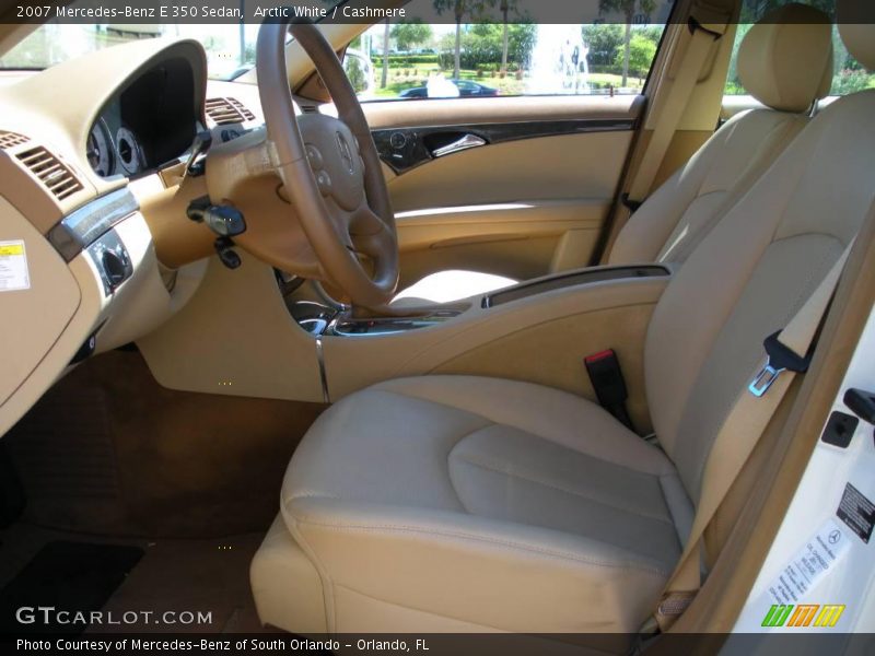 Arctic White / Cashmere 2007 Mercedes-Benz E 350 Sedan