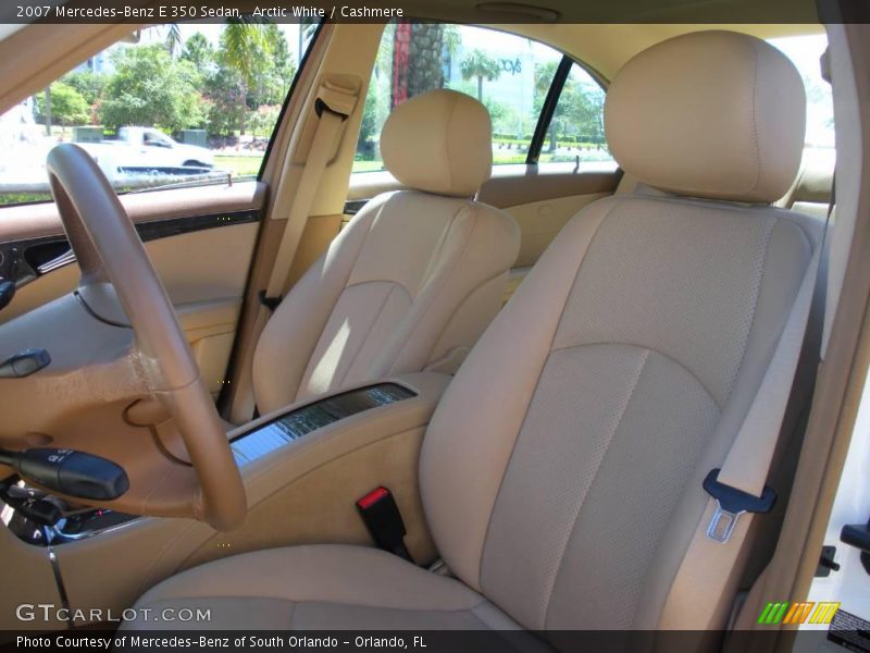 Arctic White / Cashmere 2007 Mercedes-Benz E 350 Sedan