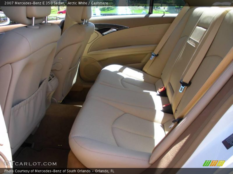 Arctic White / Cashmere 2007 Mercedes-Benz E 350 Sedan