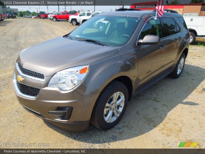 Mocha Steel Metallic / Jet Black 2012 Chevrolet Equinox LT