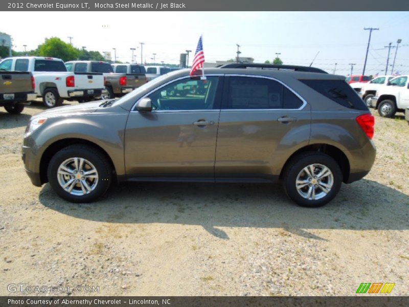 Mocha Steel Metallic / Jet Black 2012 Chevrolet Equinox LT