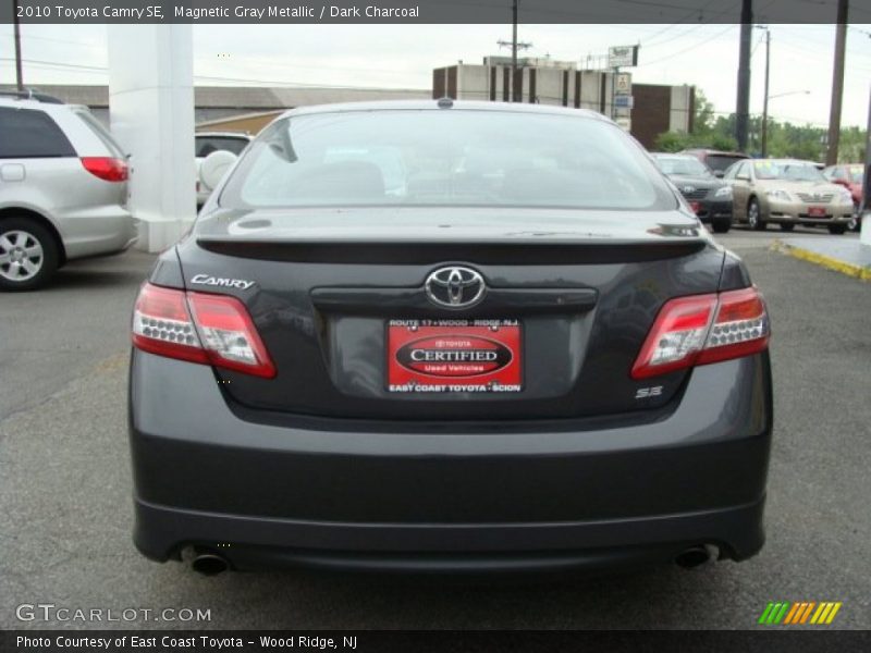 Magnetic Gray Metallic / Dark Charcoal 2010 Toyota Camry SE