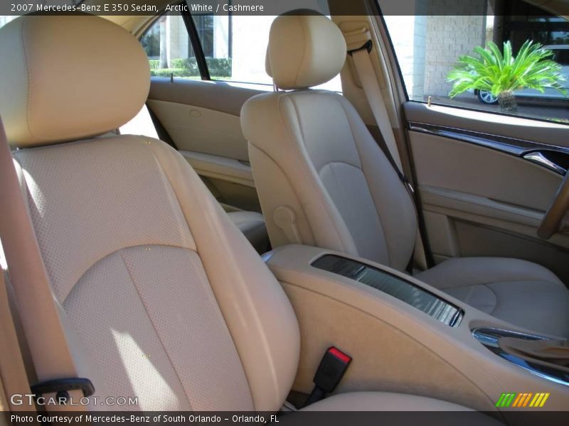 Arctic White / Cashmere 2007 Mercedes-Benz E 350 Sedan