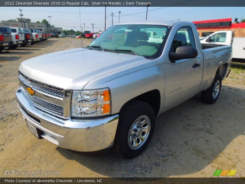 Silver Ice Metallic / Dark Titanium 2012 Chevrolet Silverado 1500 LS Regular Cab