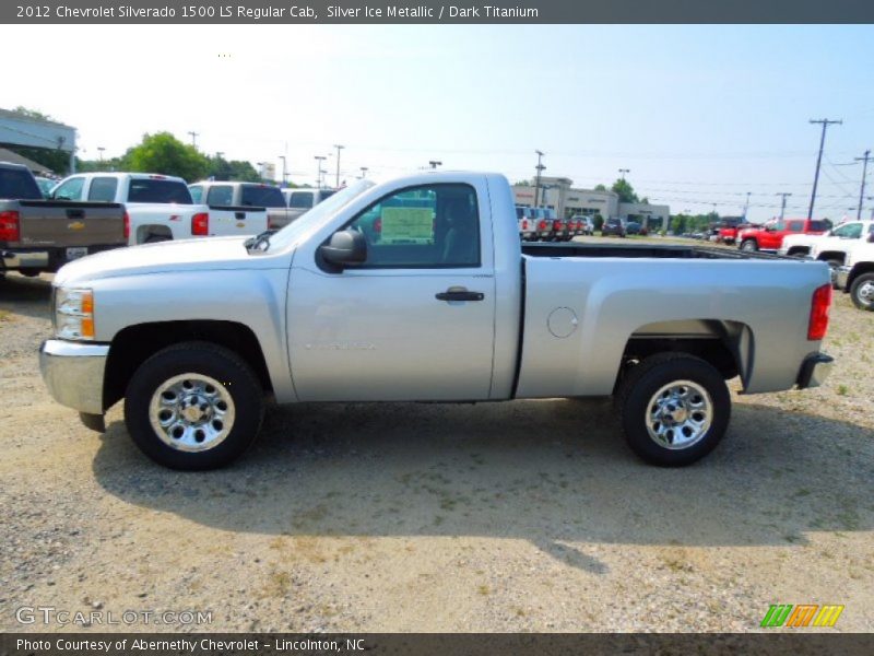 Silver Ice Metallic / Dark Titanium 2012 Chevrolet Silverado 1500 LS Regular Cab