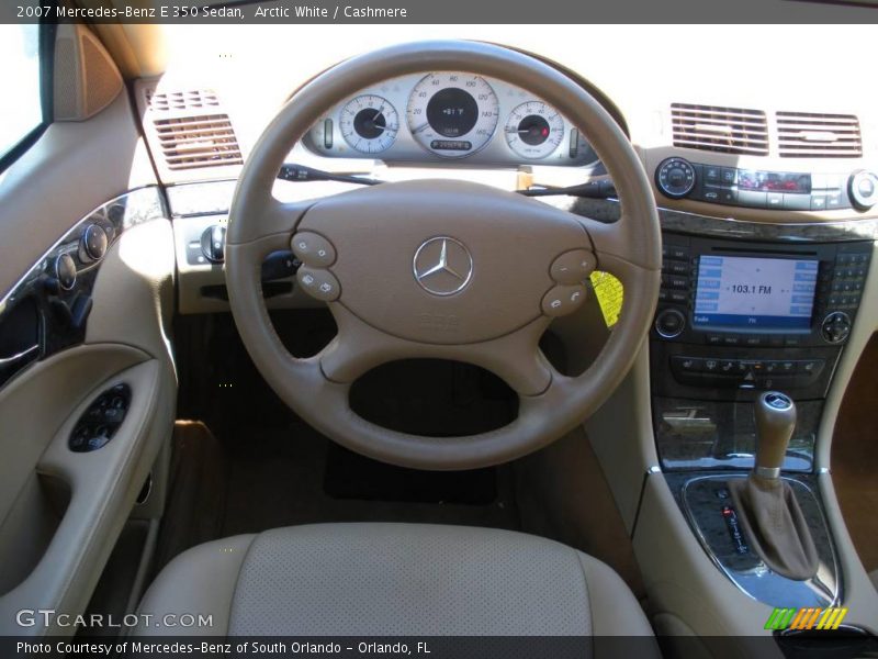 Arctic White / Cashmere 2007 Mercedes-Benz E 350 Sedan