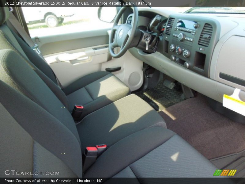 Silver Ice Metallic / Dark Titanium 2012 Chevrolet Silverado 1500 LS Regular Cab